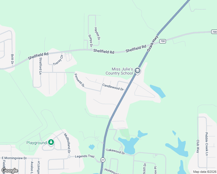 map of restaurants, bars, coffee shops, grocery stores, and more near 205 Candlewood Drive in Enterprise