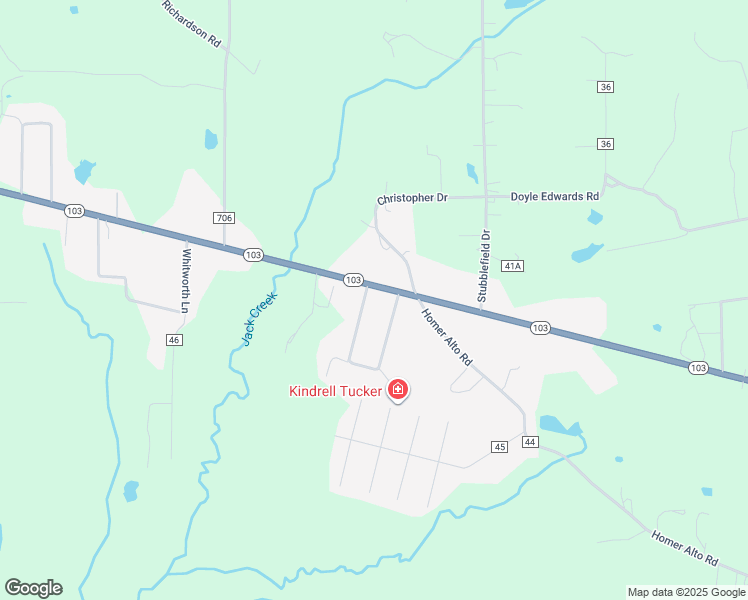 map of restaurants, bars, coffee shops, grocery stores, and more near 106 Sun Meadow Street in Lufkin