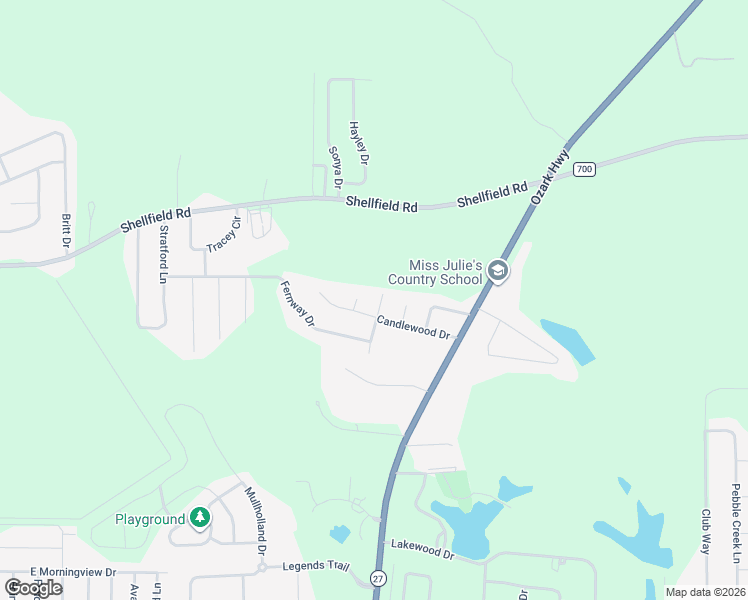 map of restaurants, bars, coffee shops, grocery stores, and more near 103 Woodlawn Drive in Enterprise