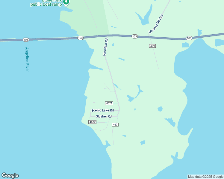 map of restaurants, bars, coffee shops, grocery stores, and more near 638 County Road 467 in Etoile