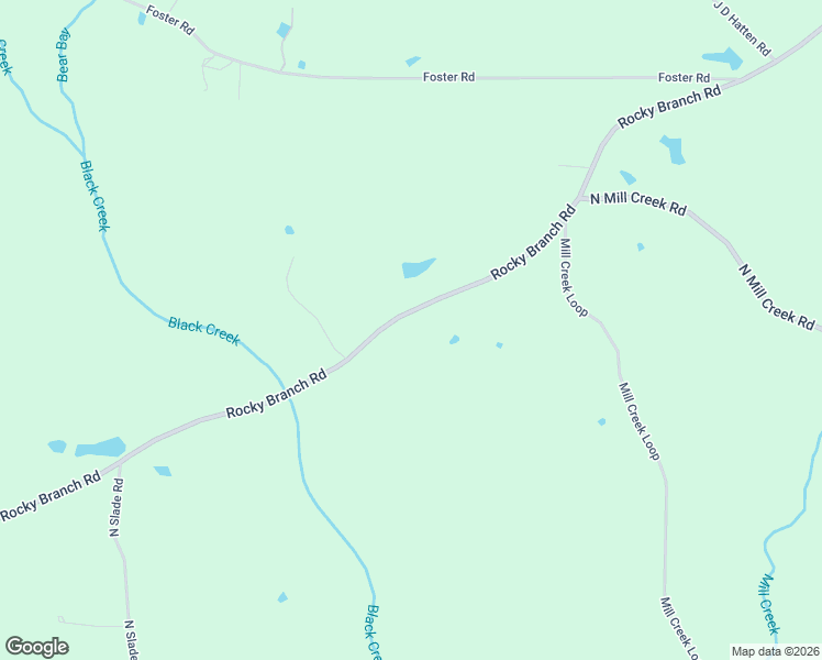 map of restaurants, bars, coffee shops, grocery stores, and more near 3422 Rocky Branch Road in Sumrall