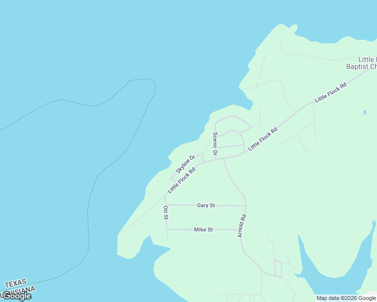 map of restaurants, bars, coffee shops, grocery stores, and more near 36-242 Skyline Drive in Many