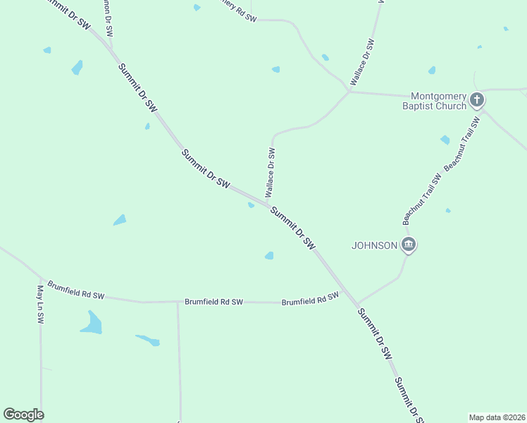 map of restaurants, bars, coffee shops, grocery stores, and more near 3492 Summit Drive Southwest in Bogue Chitto