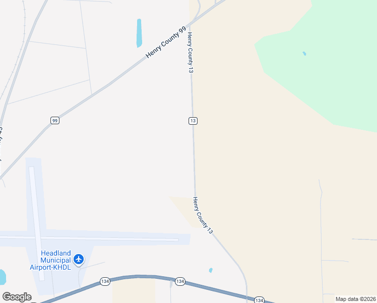 map of restaurants, bars, coffee shops, grocery stores, and more near 1586 County Road 13 in Headland