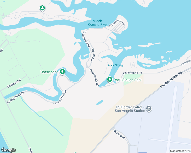 map of restaurants, bars, coffee shops, grocery stores, and more near 2506 Sleepy Hollow Road in San Angelo