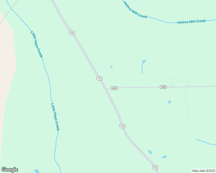 map of restaurants, bars, coffee shops, grocery stores, and more near 9 County Road 409 in Elba
