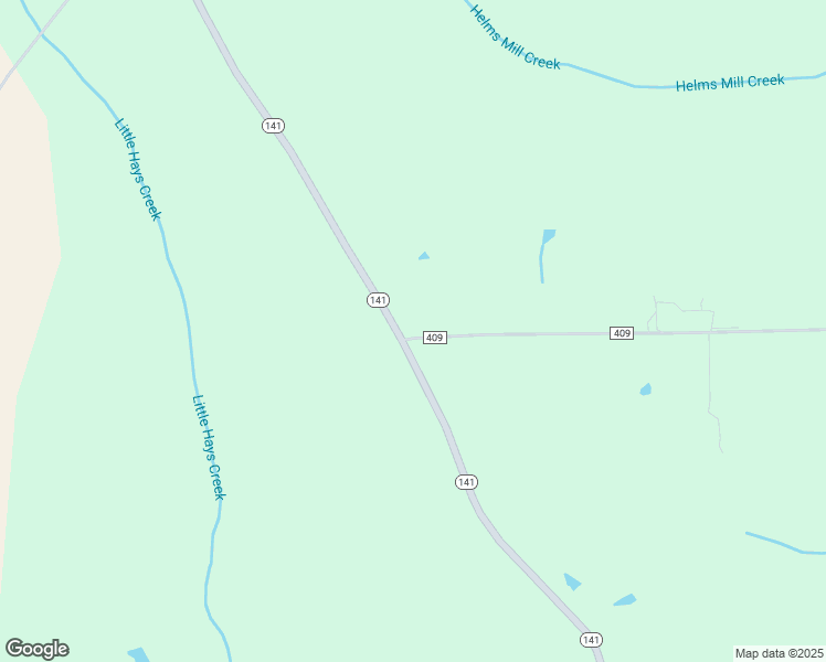 map of restaurants, bars, coffee shops, grocery stores, and more near 9 County Road 409 in Elba