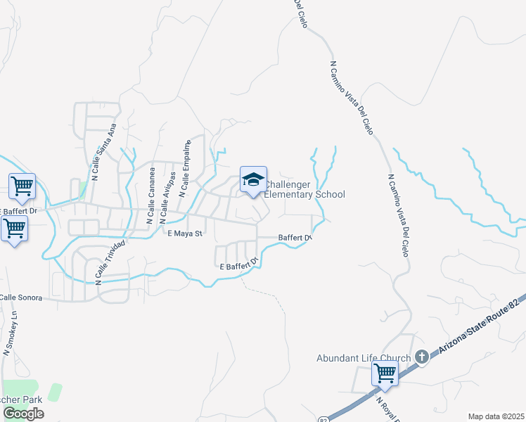 map of restaurants, bars, coffee shops, grocery stores, and more near 901 East Calle Mayer in Nogales