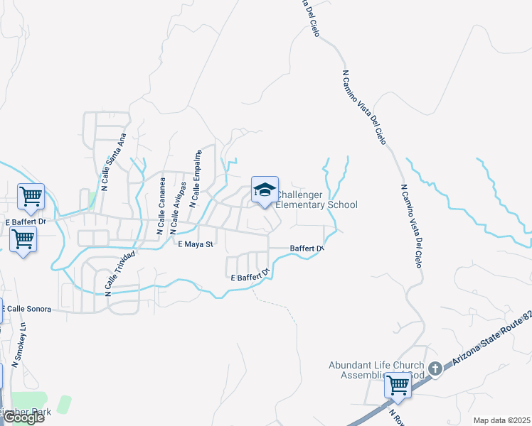 map of restaurants, bars, coffee shops, grocery stores, and more near 901 East Calle Mayer in Nogales