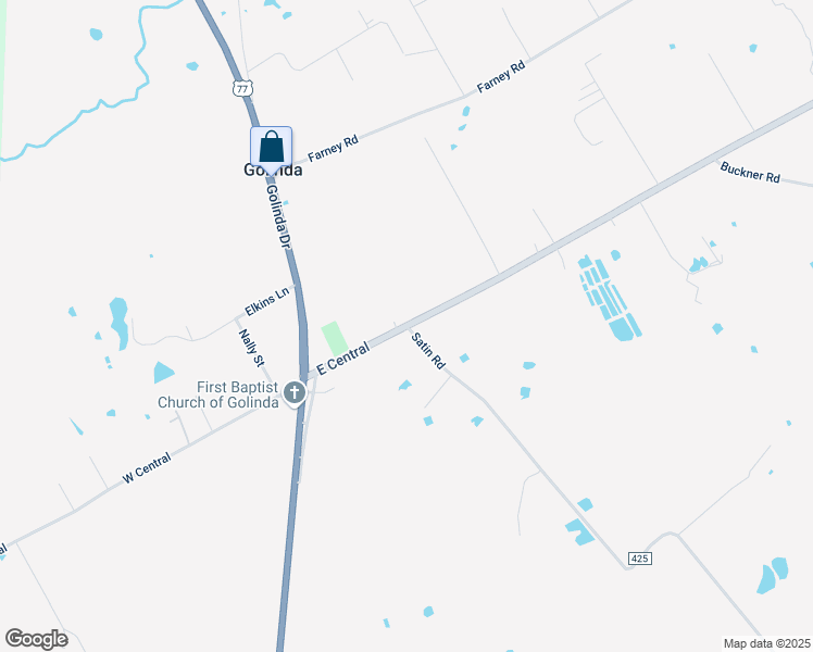 map of restaurants, bars, coffee shops, grocery stores, and more near 299 East Central in Chilton