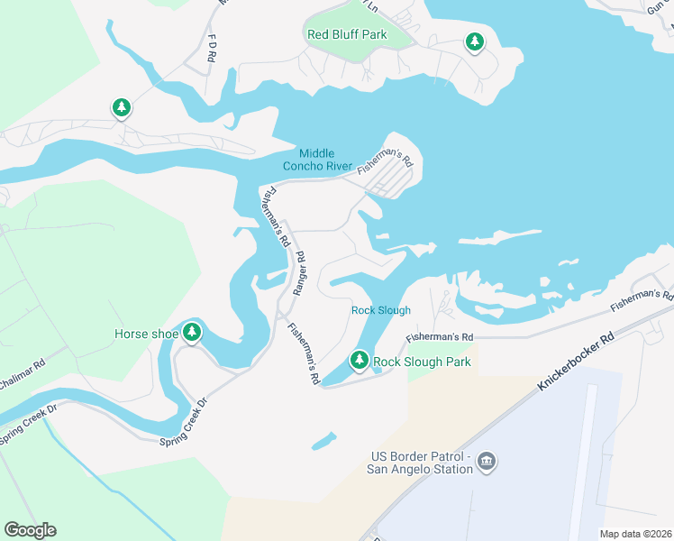 map of restaurants, bars, coffee shops, grocery stores, and more near 2400-2620 Kings Road in San Angelo