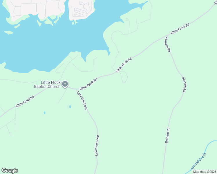 map of restaurants, bars, coffee shops, grocery stores, and more near 1419 Little Flock Road in Many