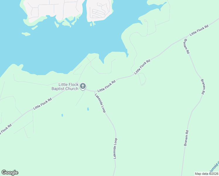 map of restaurants, bars, coffee shops, grocery stores, and more near 1419 Little Flock Road in Many