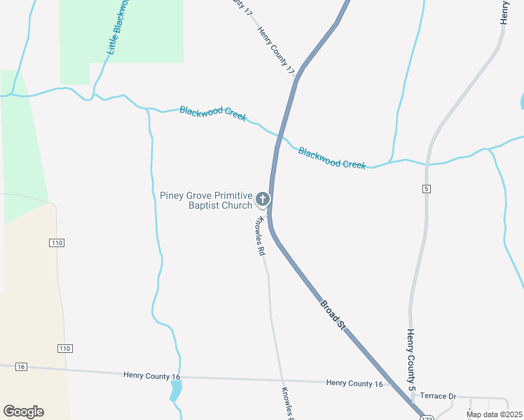 map of restaurants, bars, coffee shops, grocery stores, and more near 1947 Broad Street in Headland