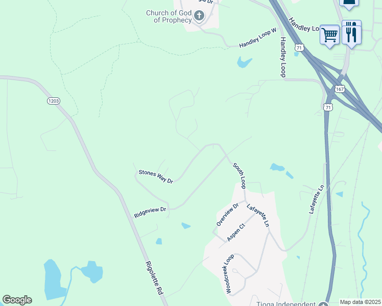 map of restaurants, bars, coffee shops, grocery stores, and more near 936 Stones Way Drive in Pineville