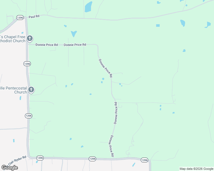 map of restaurants, bars, coffee shops, grocery stores, and more near 212 Donnie Price Road in Deville