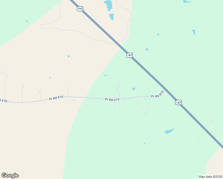 map of restaurants, bars, coffee shops, grocery stores, and more near 50 County Road 410 in Goldthwaite