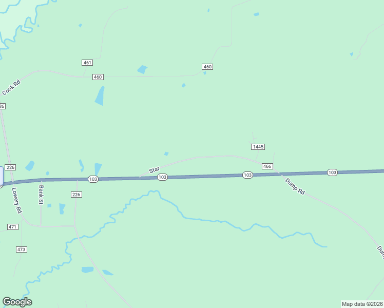 map of restaurants, bars, coffee shops, grocery stores, and more near 353 County Road 466 in Etoile