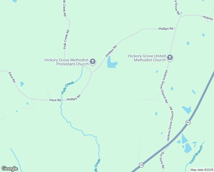 map of restaurants, bars, coffee shops, grocery stores, and more near 67 Phillips Road in Sumrall