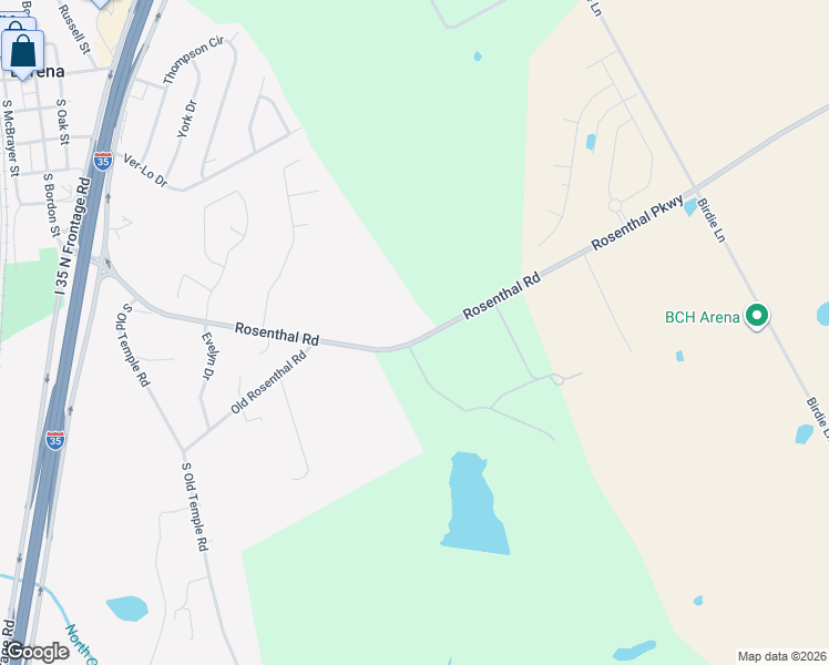map of restaurants, bars, coffee shops, grocery stores, and more near 993 Rosenthal Parkway in Lorena