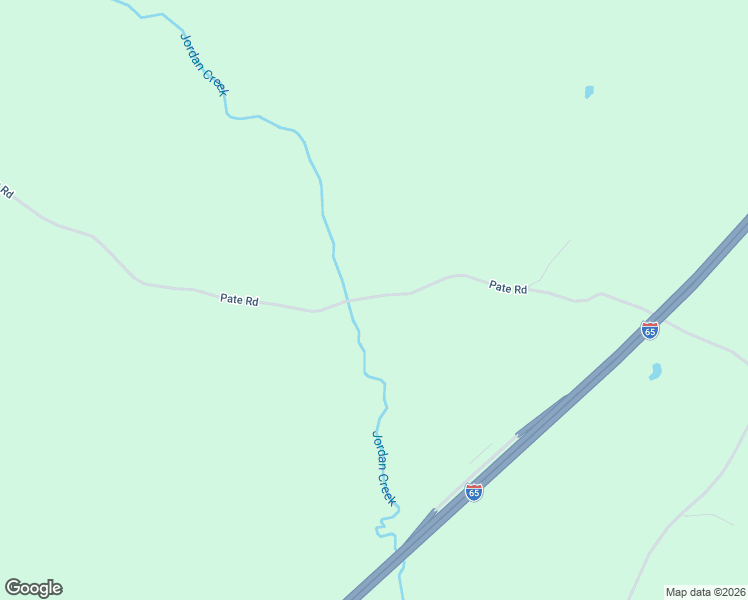 map of restaurants, bars, coffee shops, grocery stores, and more near Pate Road in Castleberry