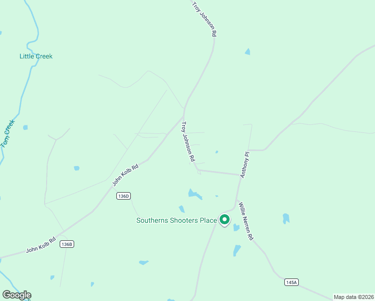 map of restaurants, bars, coffee shops, grocery stores, and more near 1850 Troy Johnson Road in Lufkin