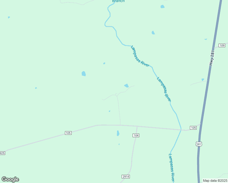 map of restaurants, bars, coffee shops, grocery stores, and more near 376 Private Road 2919 in Lampasas