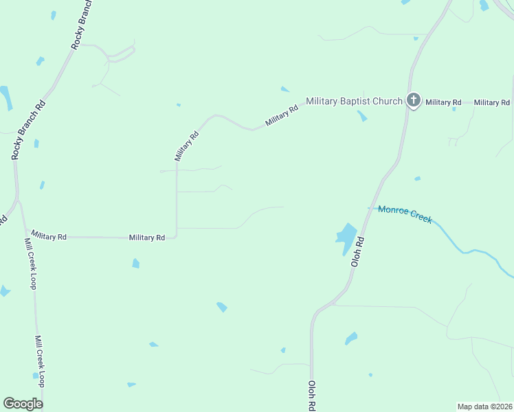 map of restaurants, bars, coffee shops, grocery stores, and more near 311 Military Road in Sumrall