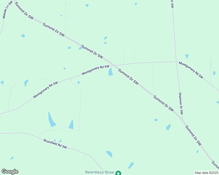 map of restaurants, bars, coffee shops, grocery stores, and more near 3200-3350 Summit Drive Southwest in Bogue Chitto