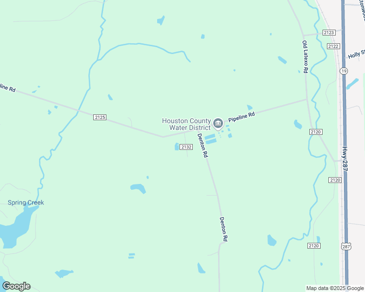 map of restaurants, bars, coffee shops, grocery stores, and more near 164 County Road 2132 in Crockett