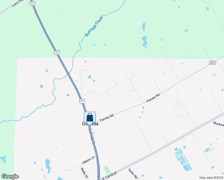 map of restaurants, bars, coffee shops, grocery stores, and more near 123 Park Ln in Lorena