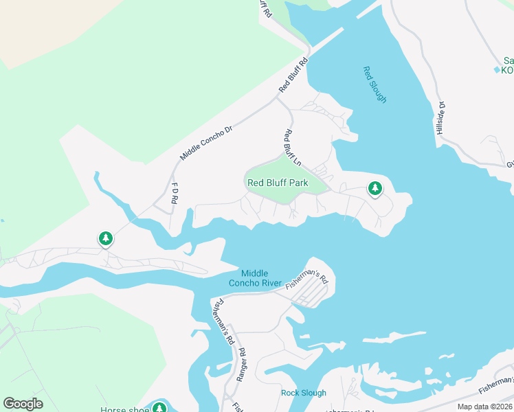 map of restaurants, bars, coffee shops, grocery stores, and more near 3193 Red Bluff Road East in San Angelo