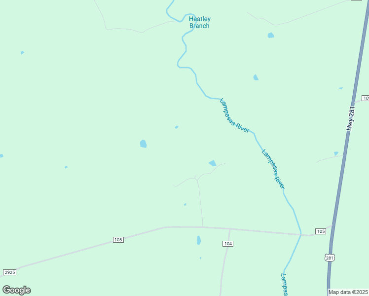 map of restaurants, bars, coffee shops, grocery stores, and more near 376 Private Road 2919 in Lampasas