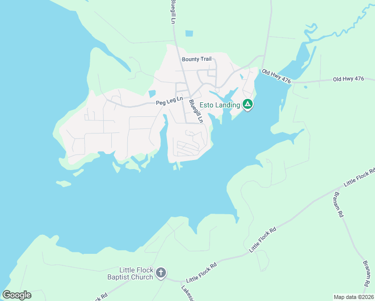 map of restaurants, bars, coffee shops, grocery stores, and more near 427-499 Salters Landing in Many