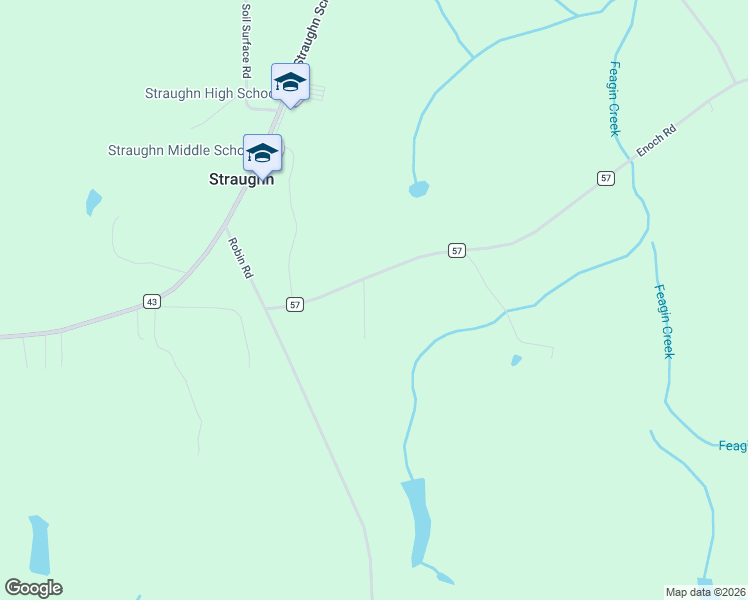 map of restaurants, bars, coffee shops, grocery stores, and more near Co Road 57 in Andalusia