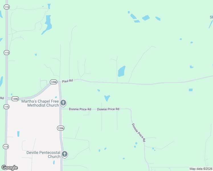map of restaurants, bars, coffee shops, grocery stores, and more near 27-65 Paul Road in Deville