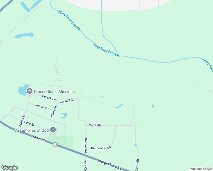 map of restaurants, bars, coffee shops, grocery stores, and more near 5994 Kennel Road in Patterson