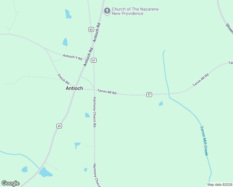 map of restaurants, bars, coffee shops, grocery stores, and more near 27458 Harmony Church Road in Andalusia