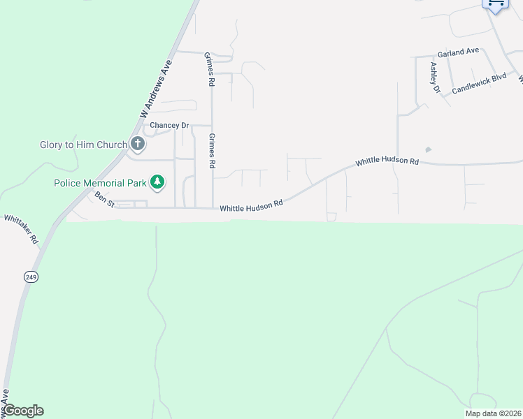 map of restaurants, bars, coffee shops, grocery stores, and more near 455-599 Whittle Hudson Road in Ozark