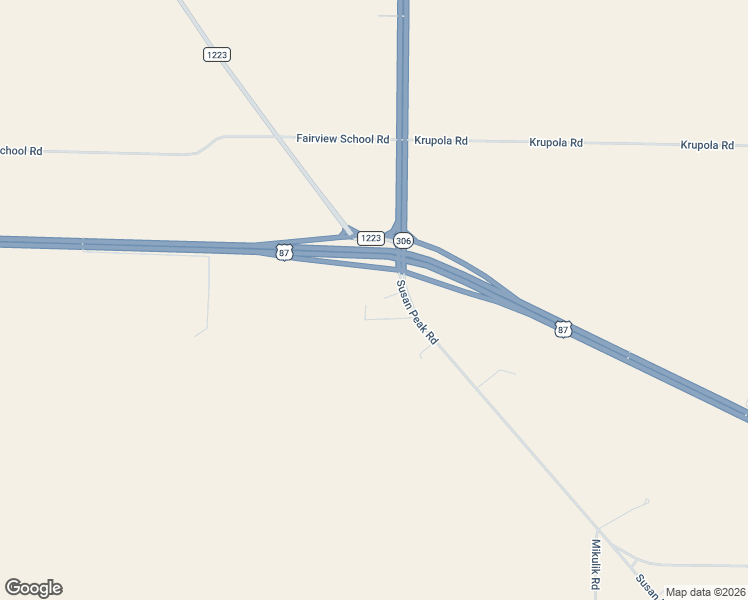 map of restaurants, bars, coffee shops, grocery stores, and more near 6661 Susan Peak Road in San Angelo