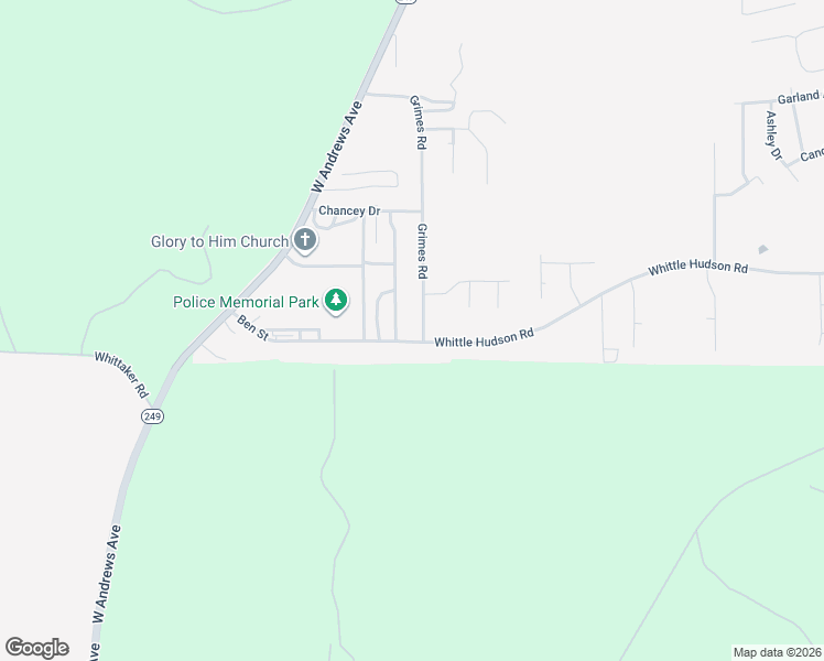 map of restaurants, bars, coffee shops, grocery stores, and more near 152 Grimes Road in Ozark