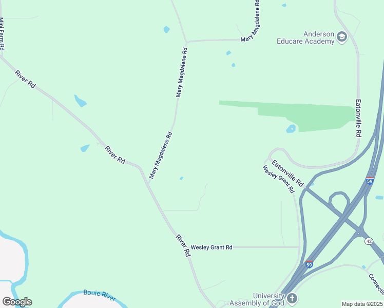 map of restaurants, bars, coffee shops, grocery stores, and more near 76 V S Shelton Drive in Hattiesburg