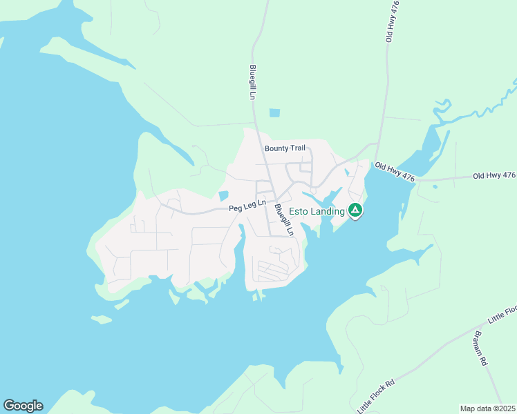 map of restaurants, bars, coffee shops, grocery stores, and more near 2-98 Mackeral Lane in Many