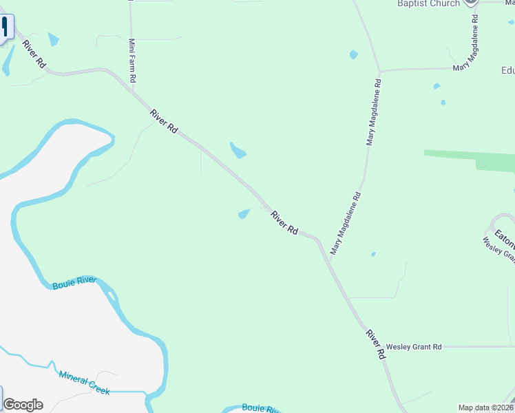 map of restaurants, bars, coffee shops, grocery stores, and more near 605 River Road in Hattiesburg