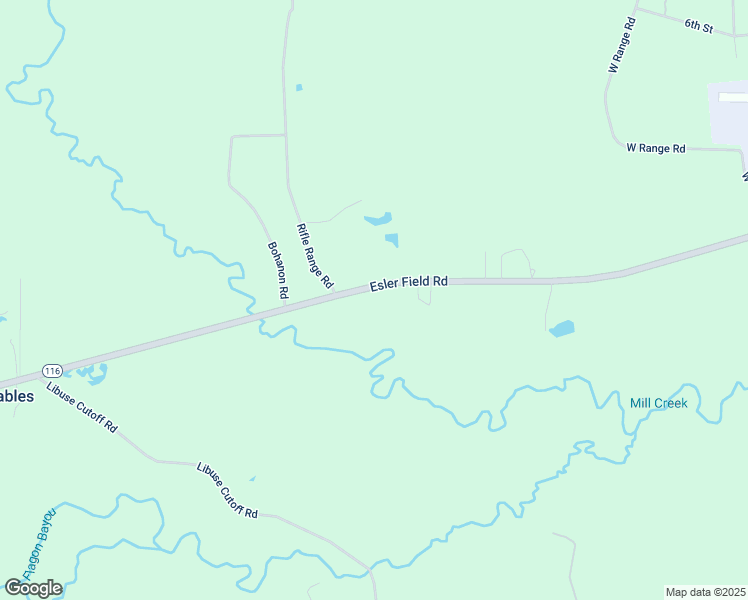 map of restaurants, bars, coffee shops, grocery stores, and more near 7260 Esler Field Road in Pineville