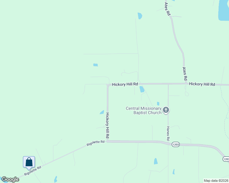 map of restaurants, bars, coffee shops, grocery stores, and more near 2501 Hickory Hill Road in Pineville