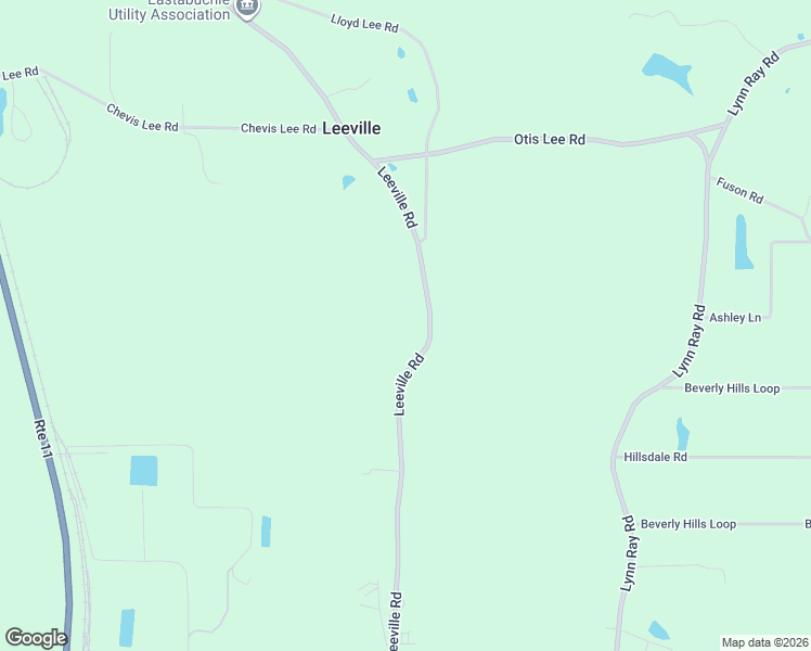 map of restaurants, bars, coffee shops, grocery stores, and more near 607 Leeville Road in Petal