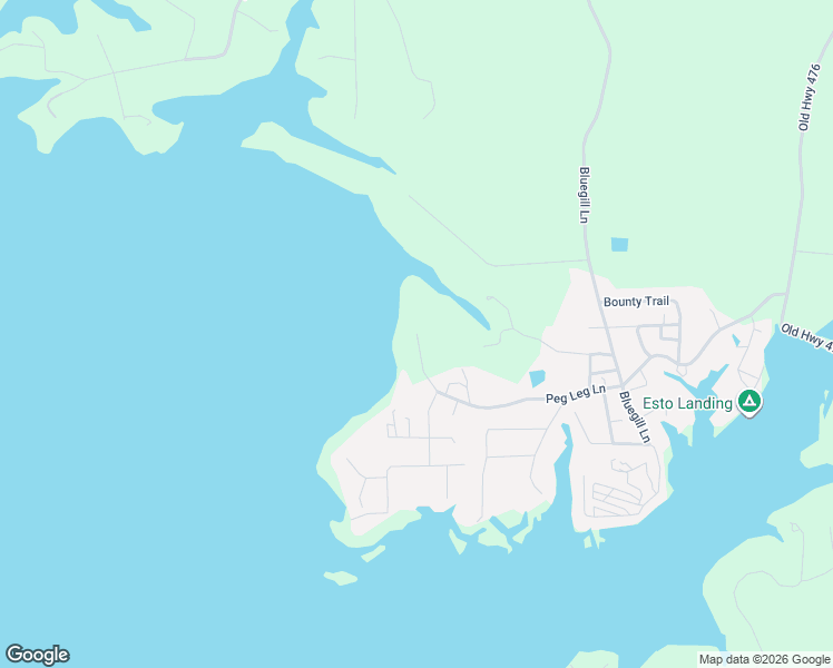 map of restaurants, bars, coffee shops, grocery stores, and more near 1099 Peg Leg Lane in Many