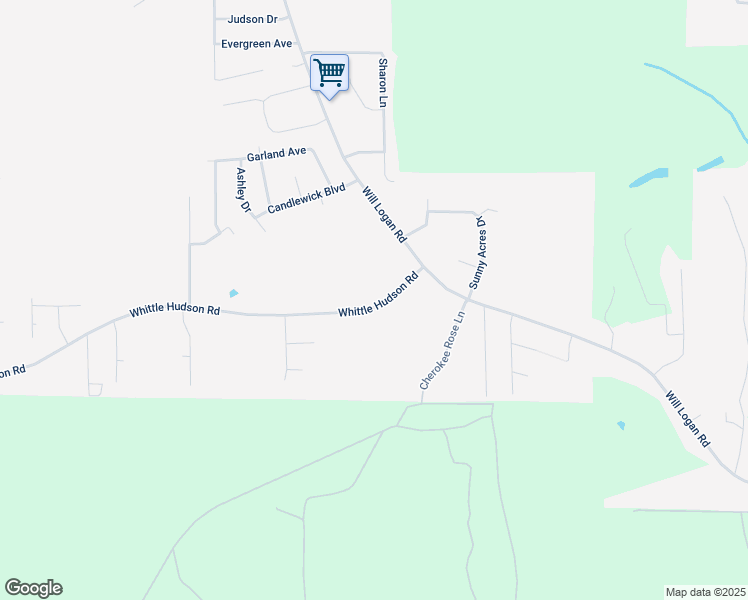 map of restaurants, bars, coffee shops, grocery stores, and more near 1803 Will Logan Road in Ozark