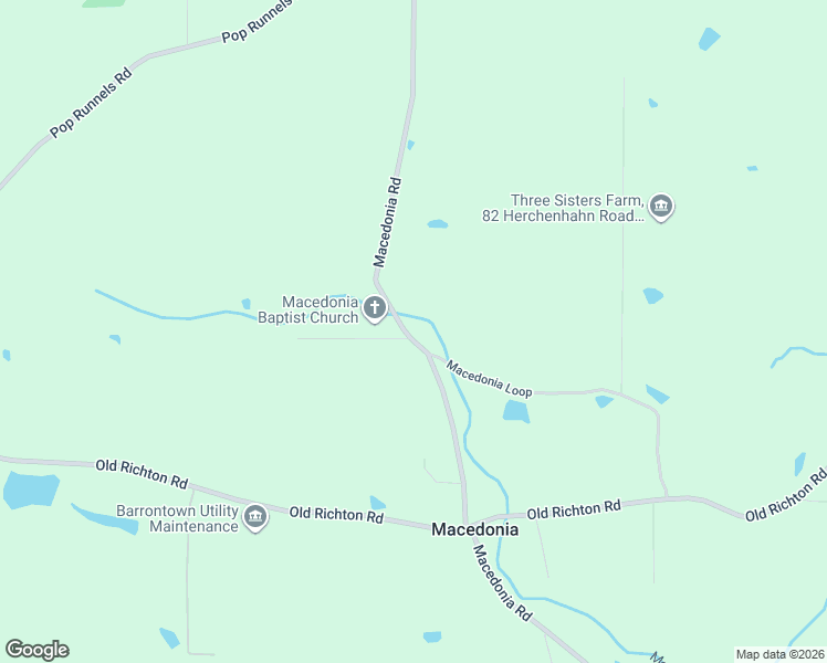map of restaurants, bars, coffee shops, grocery stores, and more near 609 Macedonia Road in Petal